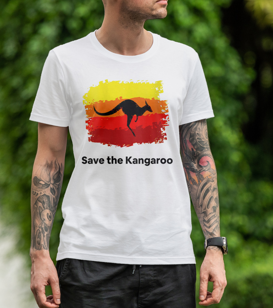Save The Kangaroo Pray For Australia Rain T-Shirt