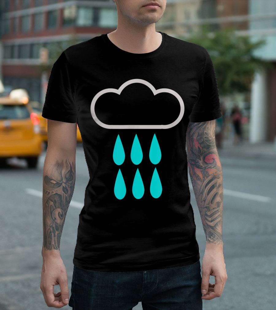 Rain For Australia Beneath the Cloud Droplets T-Shirt