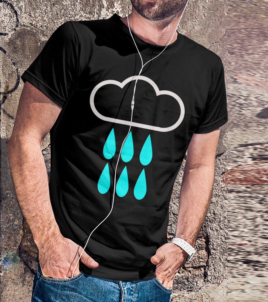 Rain For Australia Beneath The Cloud Droplets T-Shirt
