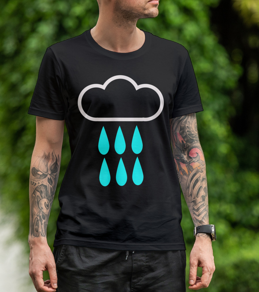 Rain For Australia Beneath The Cloud Droplets T-Shirt