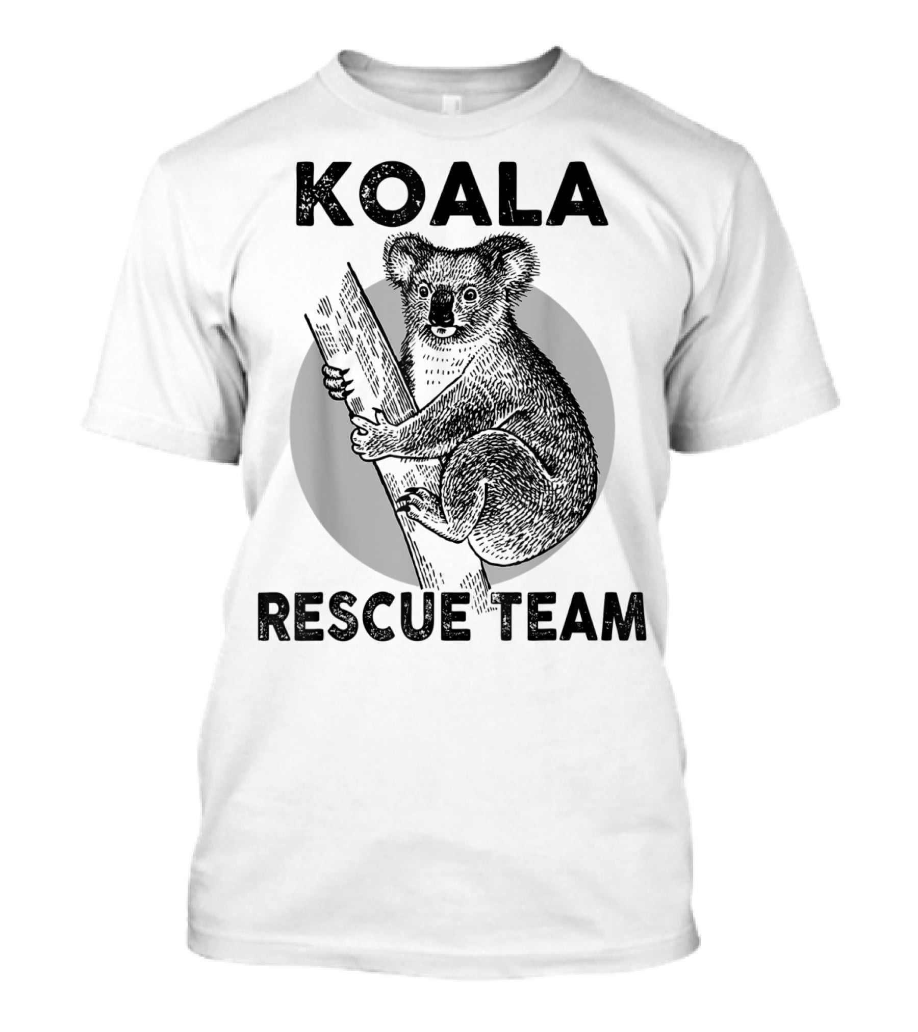 Koala Rescue Team Vintage Animals Outfits Save The Koala Bear T-Shirt