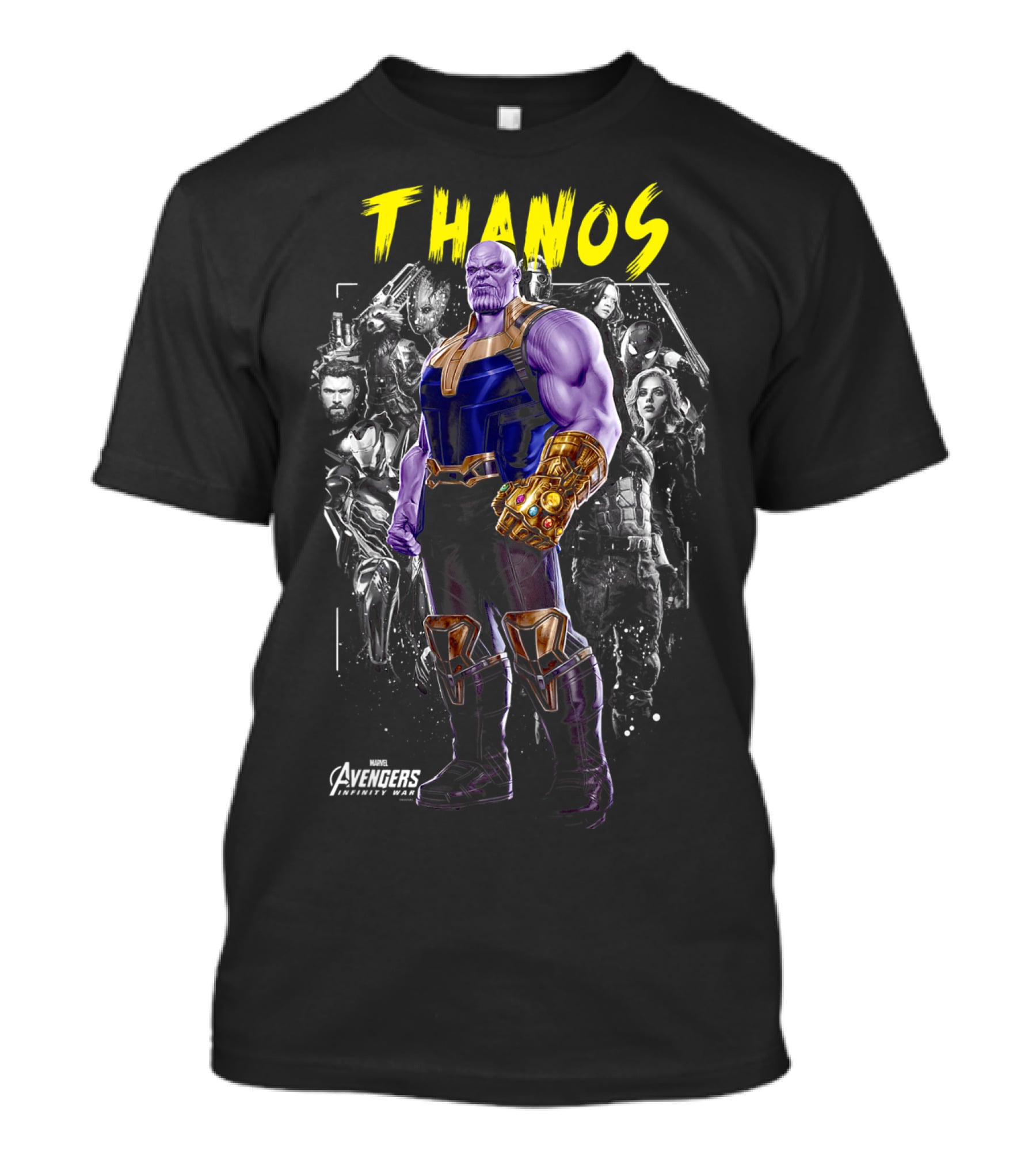 Marvel Avengers Infinity War Thanos Character T-Shirt