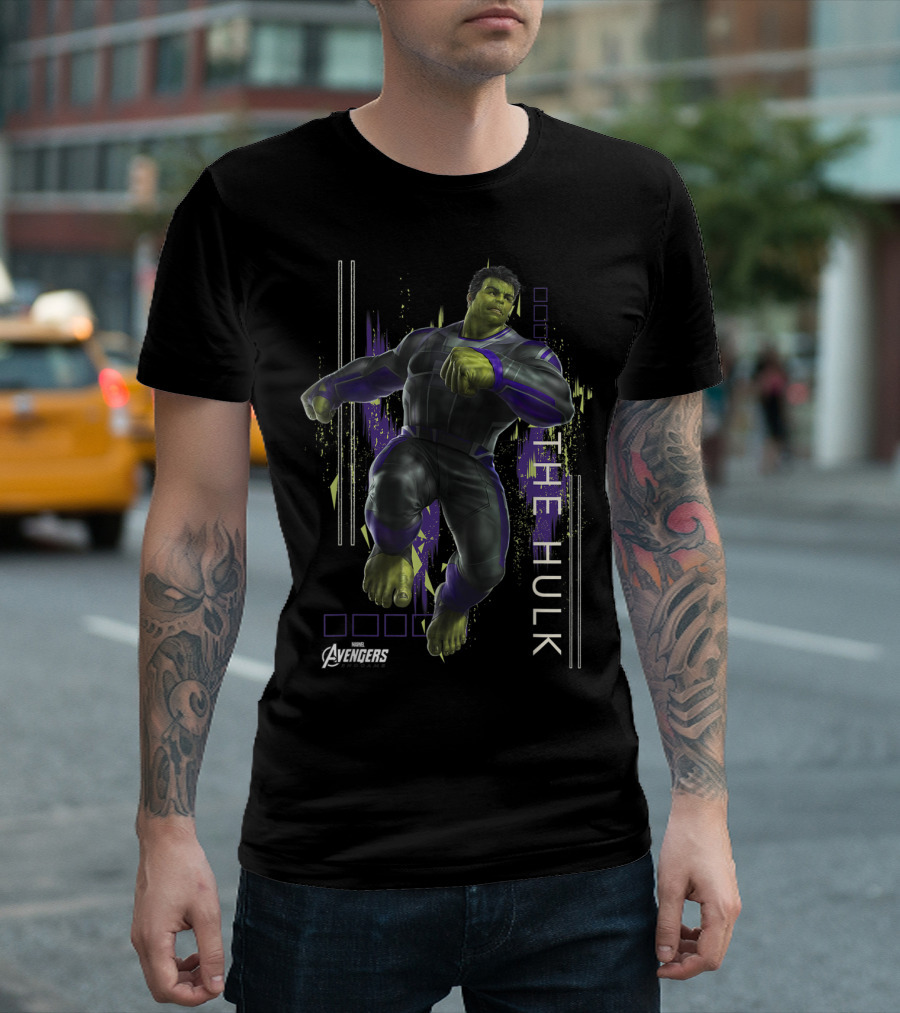 Marvel Avengers Endgame The Hulk Action Pose T-Shirt