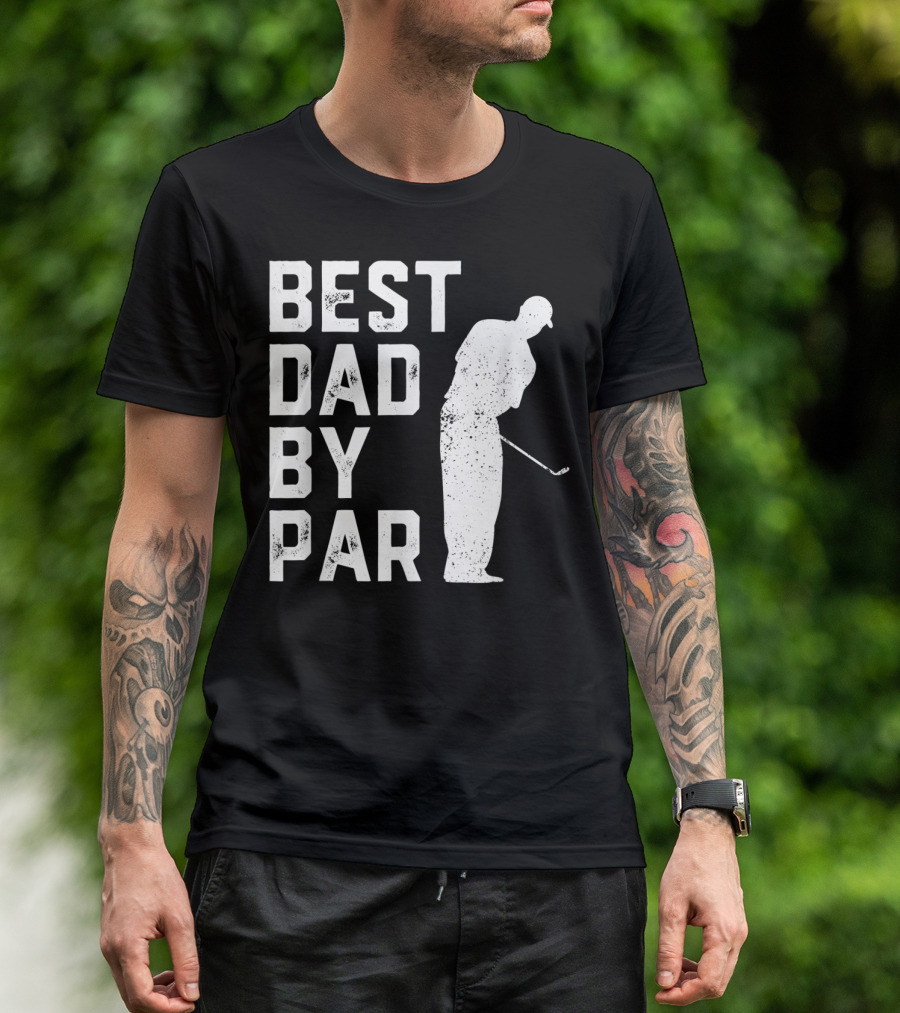 Best Dad By Par Golf Lover T-Shirt