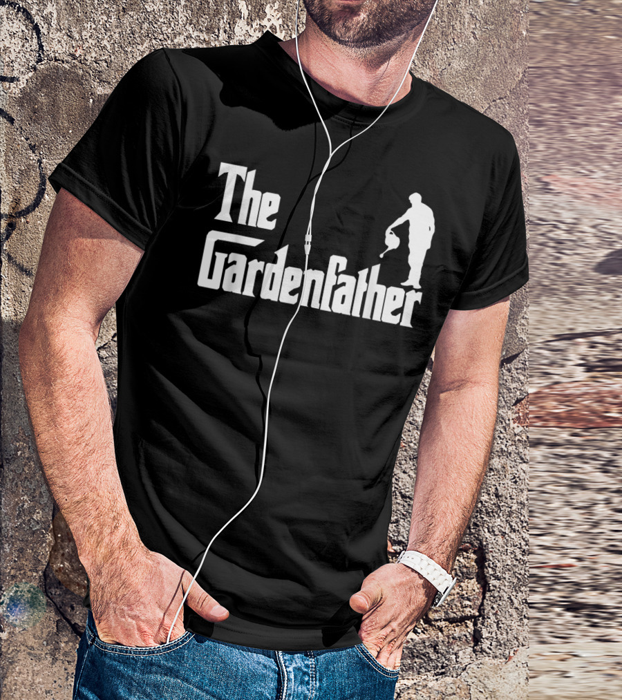 The Gardenfather Best Gardening Father Iconic Watering T-Shirt