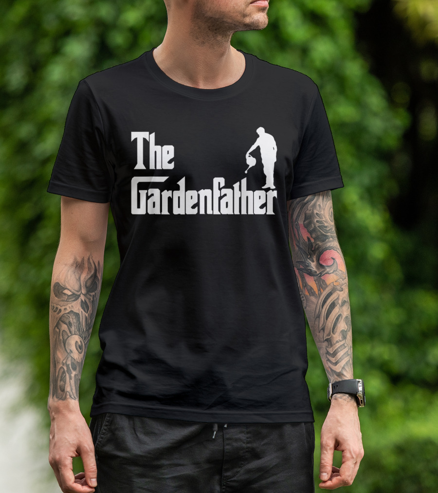 The Gardenfather Best Gardening Father Iconic Watering T-Shirt