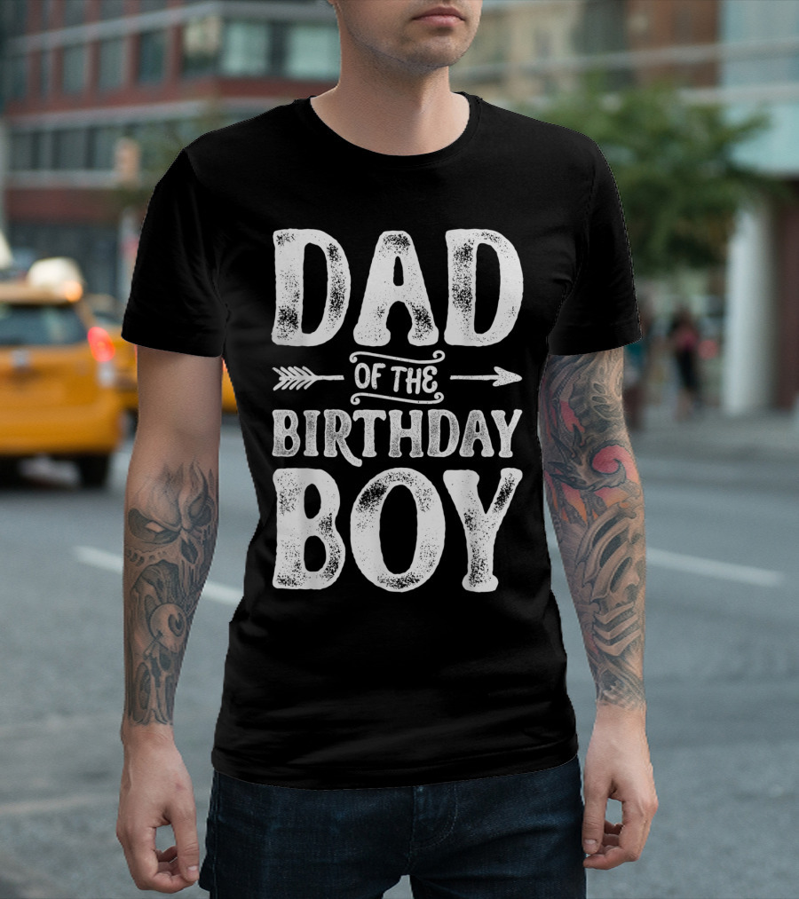 Dad of the Birthday Boy Father Papa Dad T-Shirt