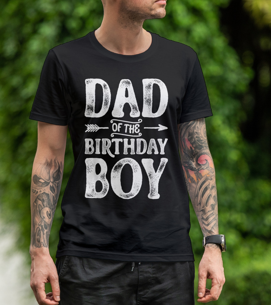 Dad Of The Birthday Boy Father Papa Dad T-Shirt