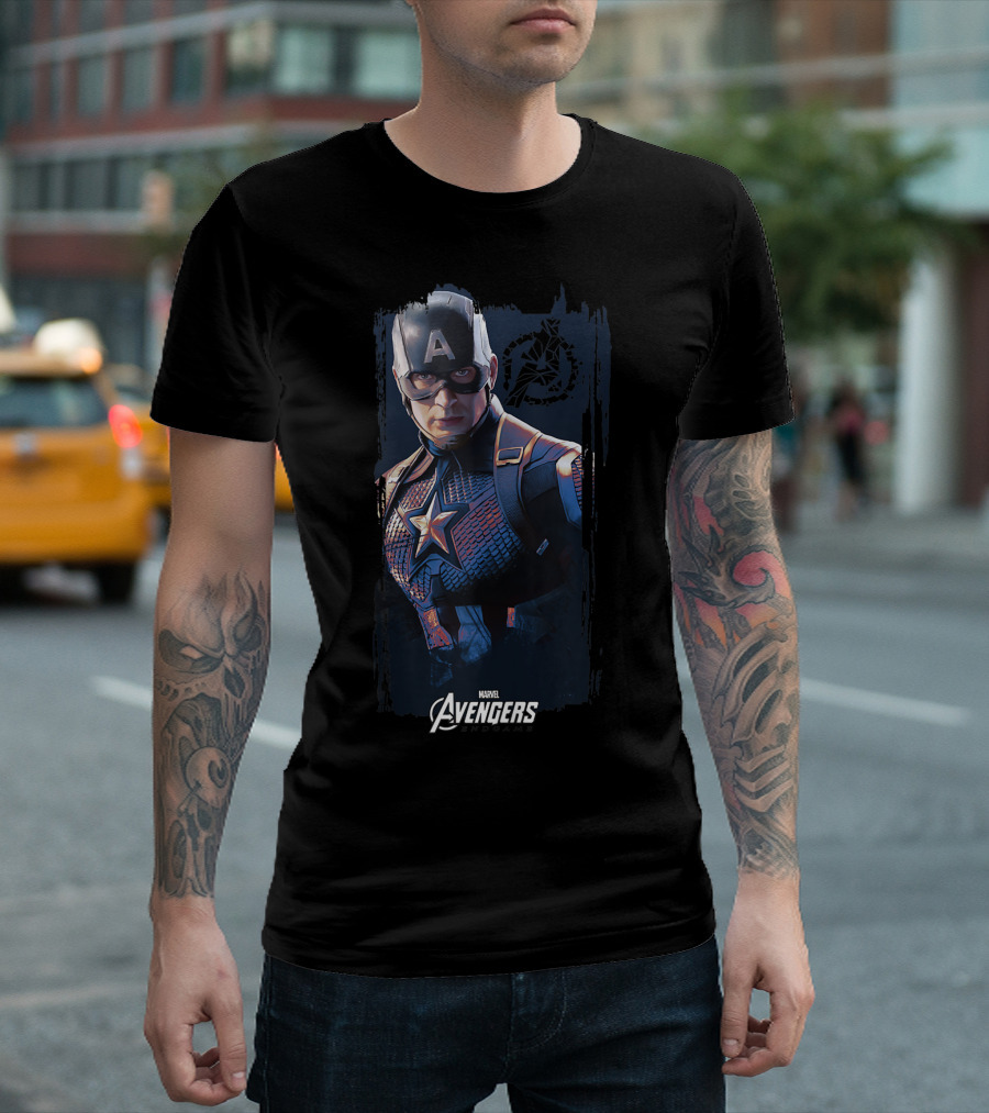 Marvel Avengers Endgame Captain America T-Shirt