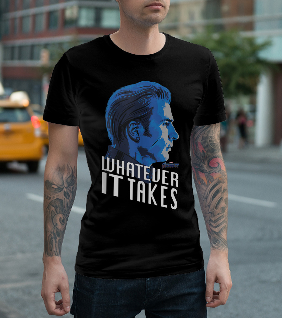 Whatever It Takes Marvel Avengers Endgame Captain America T-Shirt