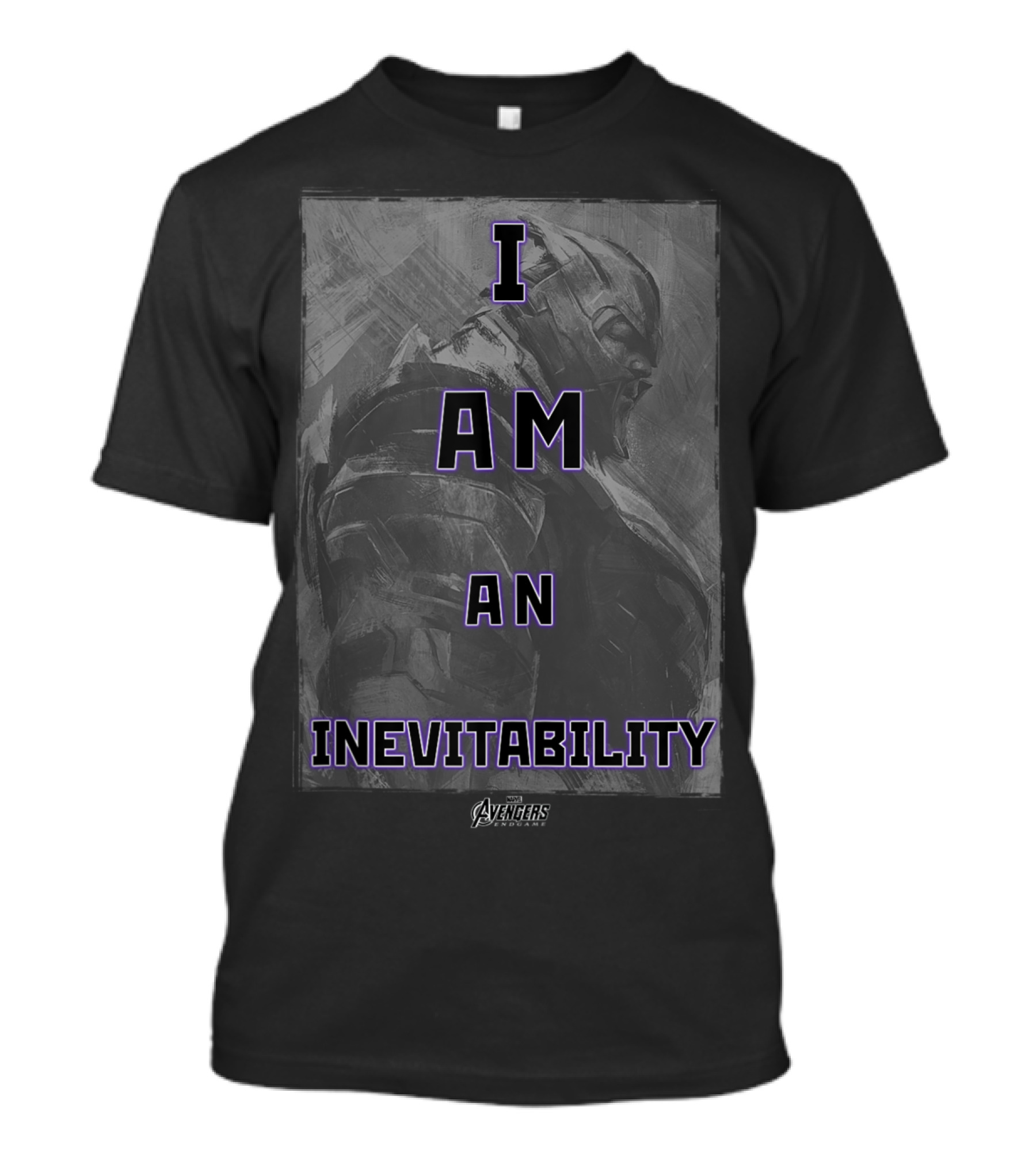 Marvel Avengers Endgame I Am An Inevitability Thanos Image T-Shirt