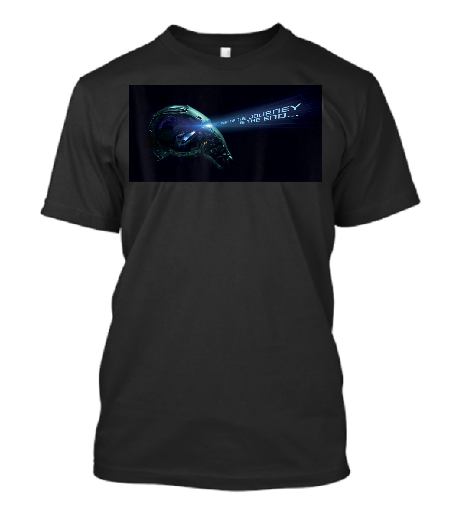 Marvel Avengers Endgame Iron Man Mask Part Of The Journey Is The End T-Shirt