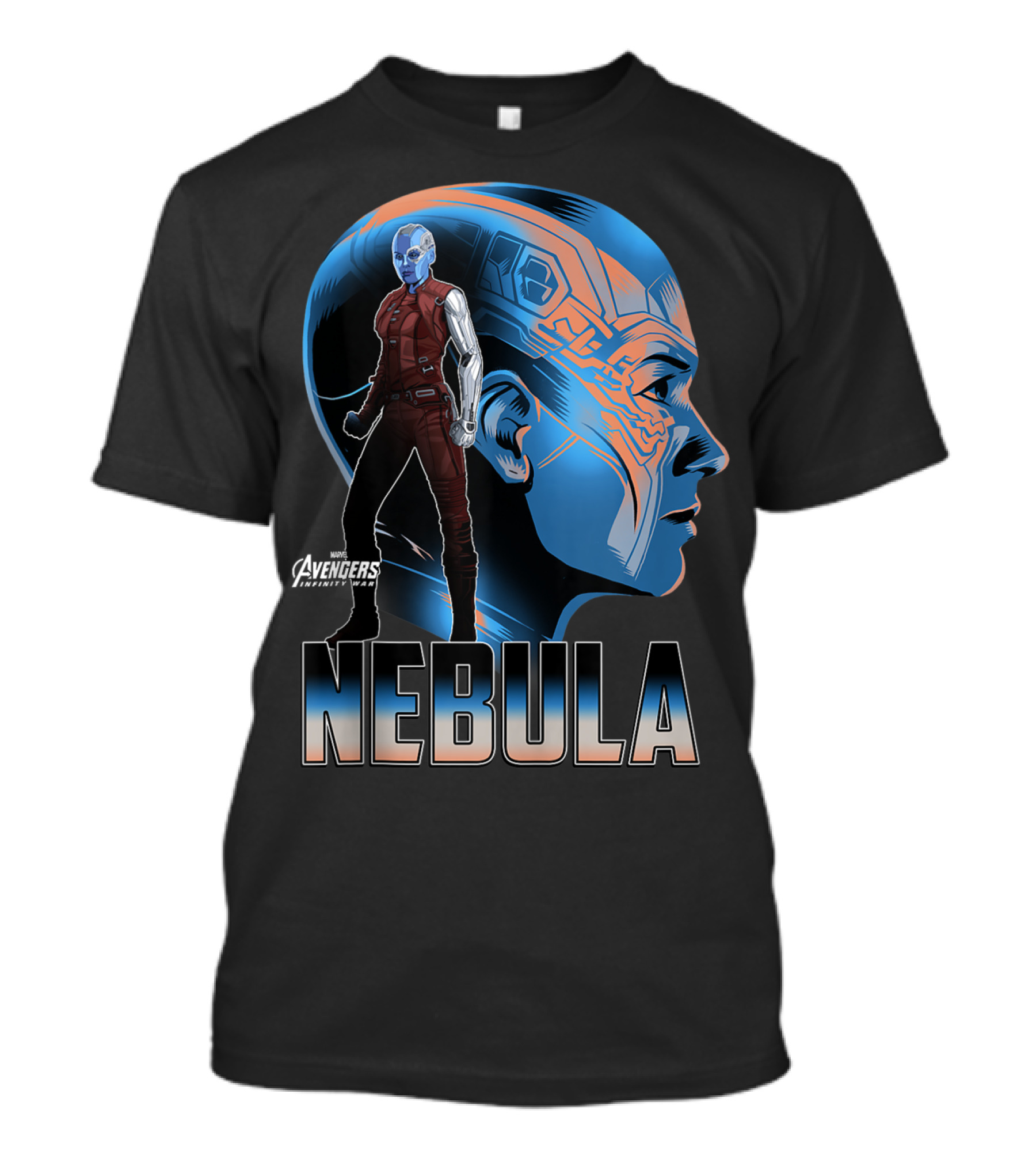 Marvel Avengers Infinity War Nebula Heroic Profile T-Shirt