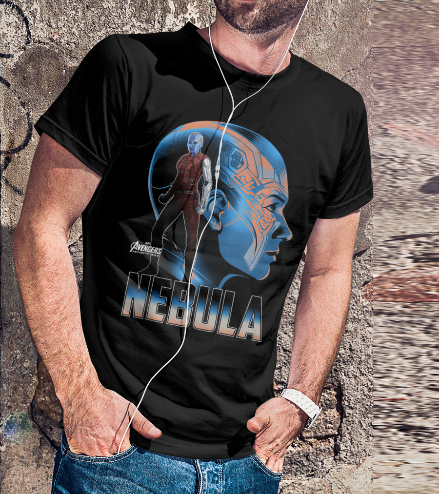 Marvel Avengers Infinity War Nebula Heroic Profile T-Shirt