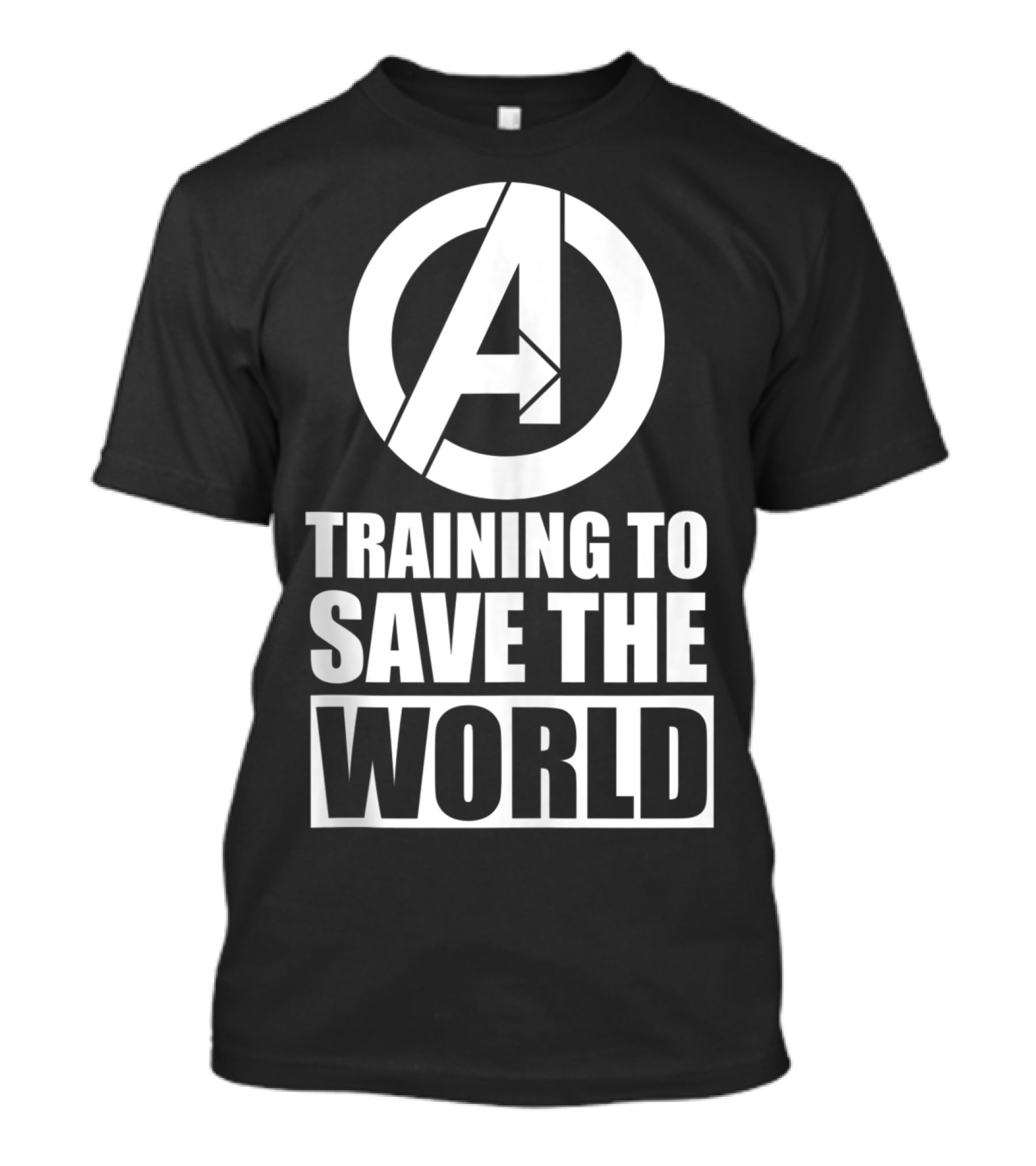 Marvel Avengers Logo Training To Save The World T-Shirt