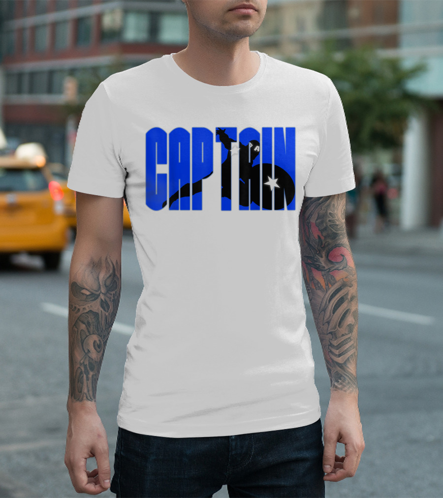 Captain America Marvel Avengers Combat Hero T-Shirt