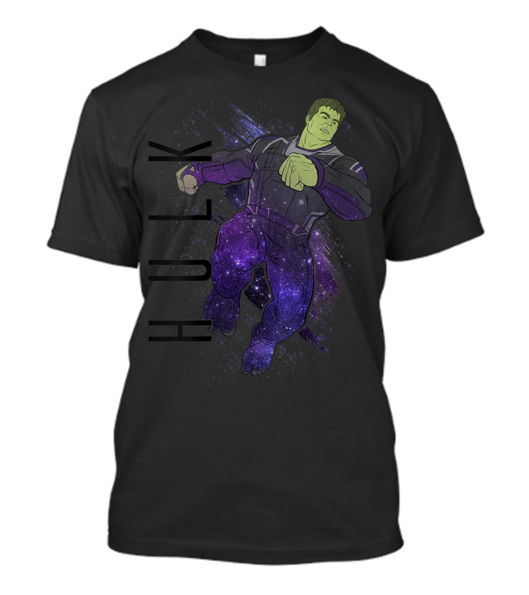 Marvel Avengers Endgame Hulk With Galaxy Suit Elements T-Shirt