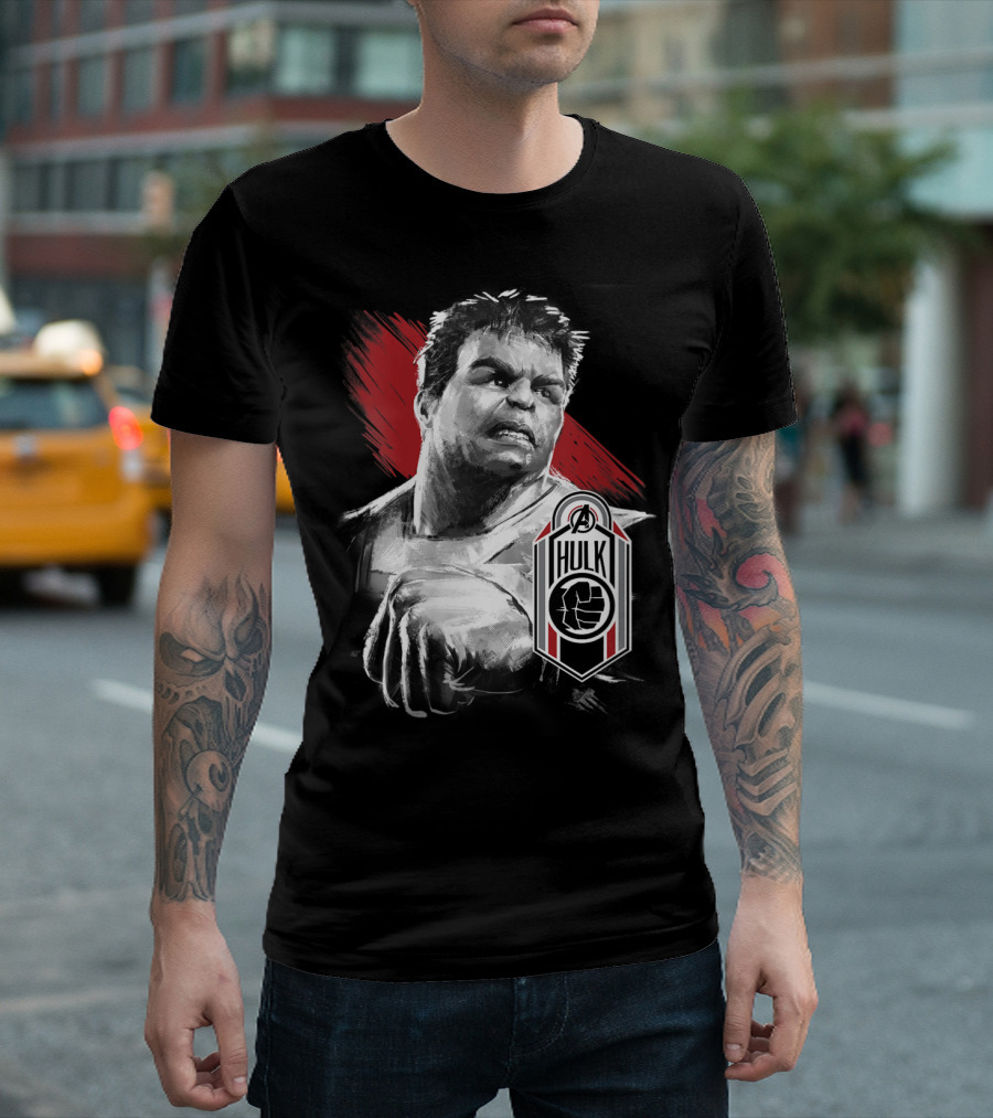 Marvel Avengers Endgame Hulk Iconic Artwork T-Shirt