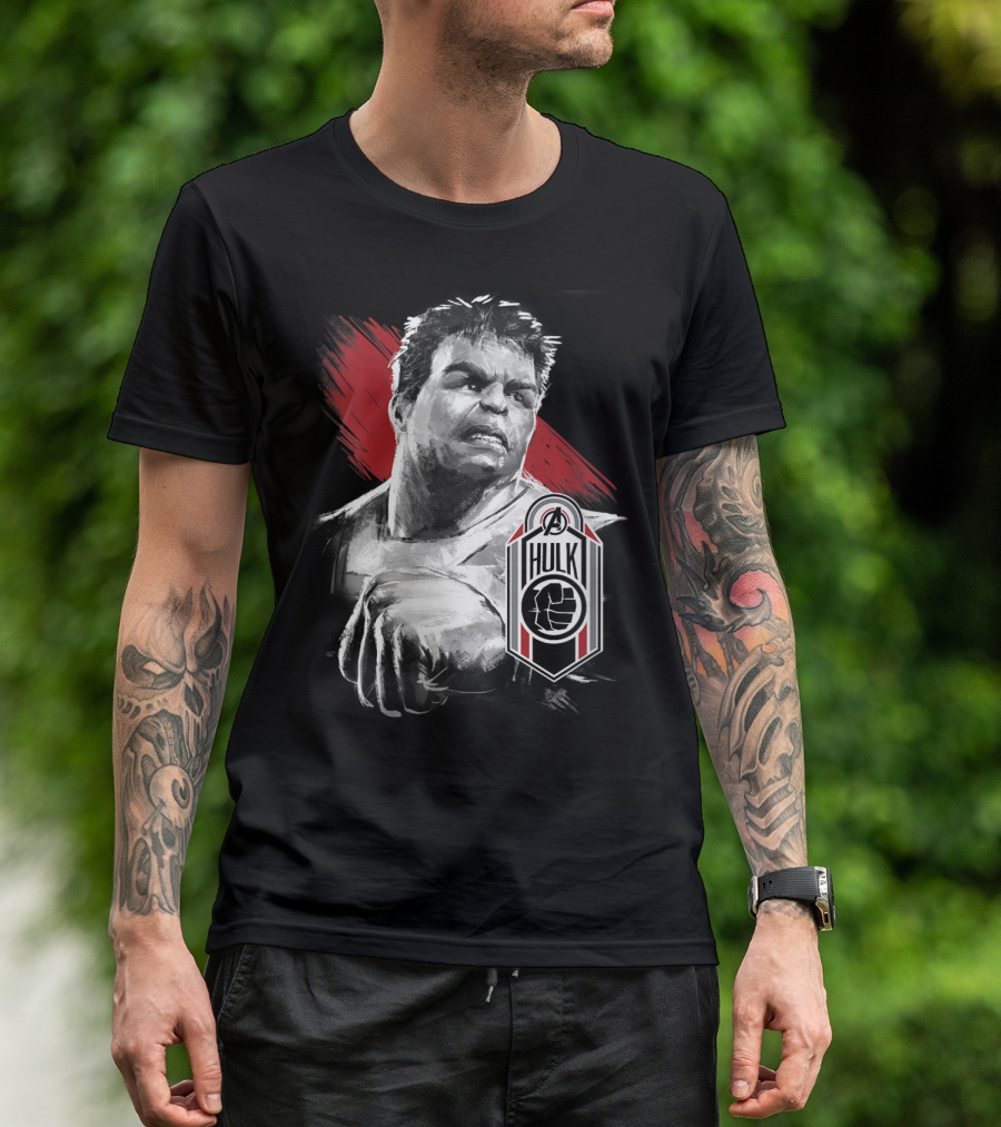 Marvel Avengers Endgame Hulk Iconic Artwork T-Shirt