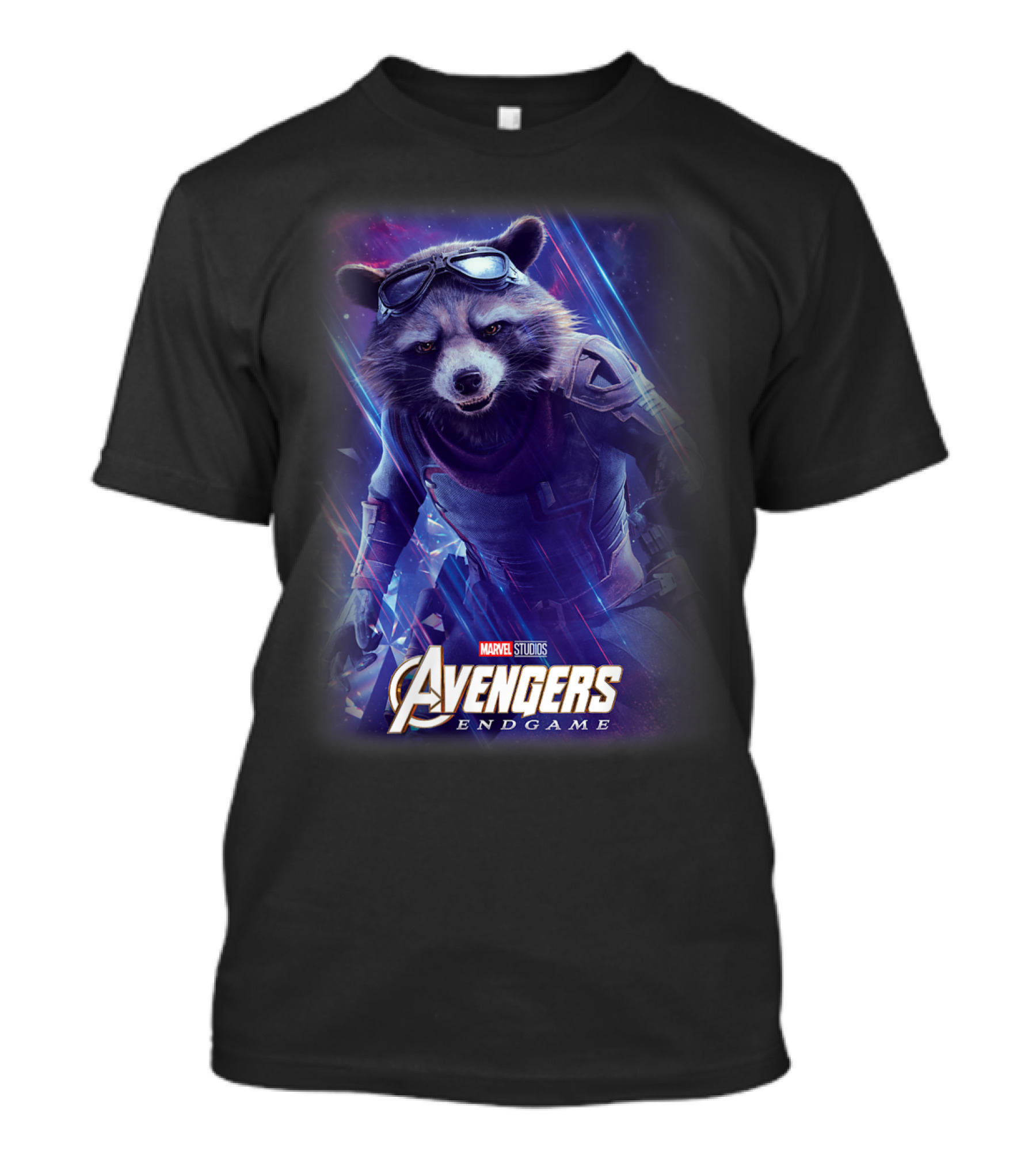 Marvel Studios Avengers Endgame Rocket Raccoon Character T-Shirt