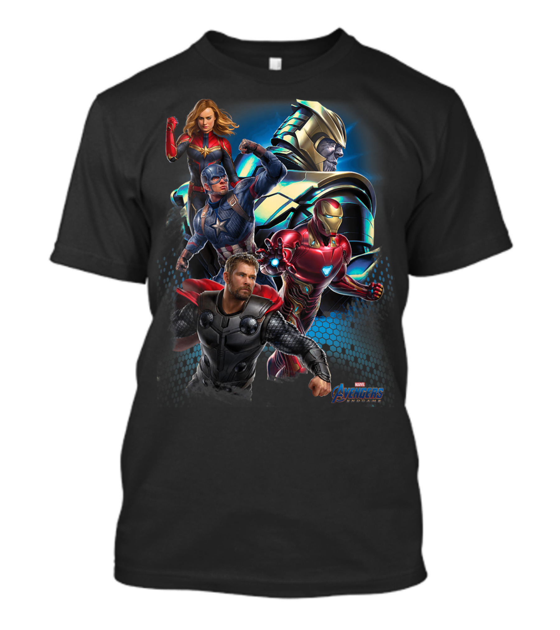 Marvel Avengers Endgame Thor Iron Man Captain America Thanos T-Shirt