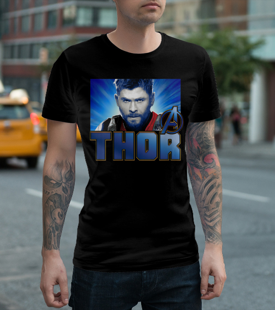 Marvel Avengers Endgame Thor Iconic Portrait T-Shirt