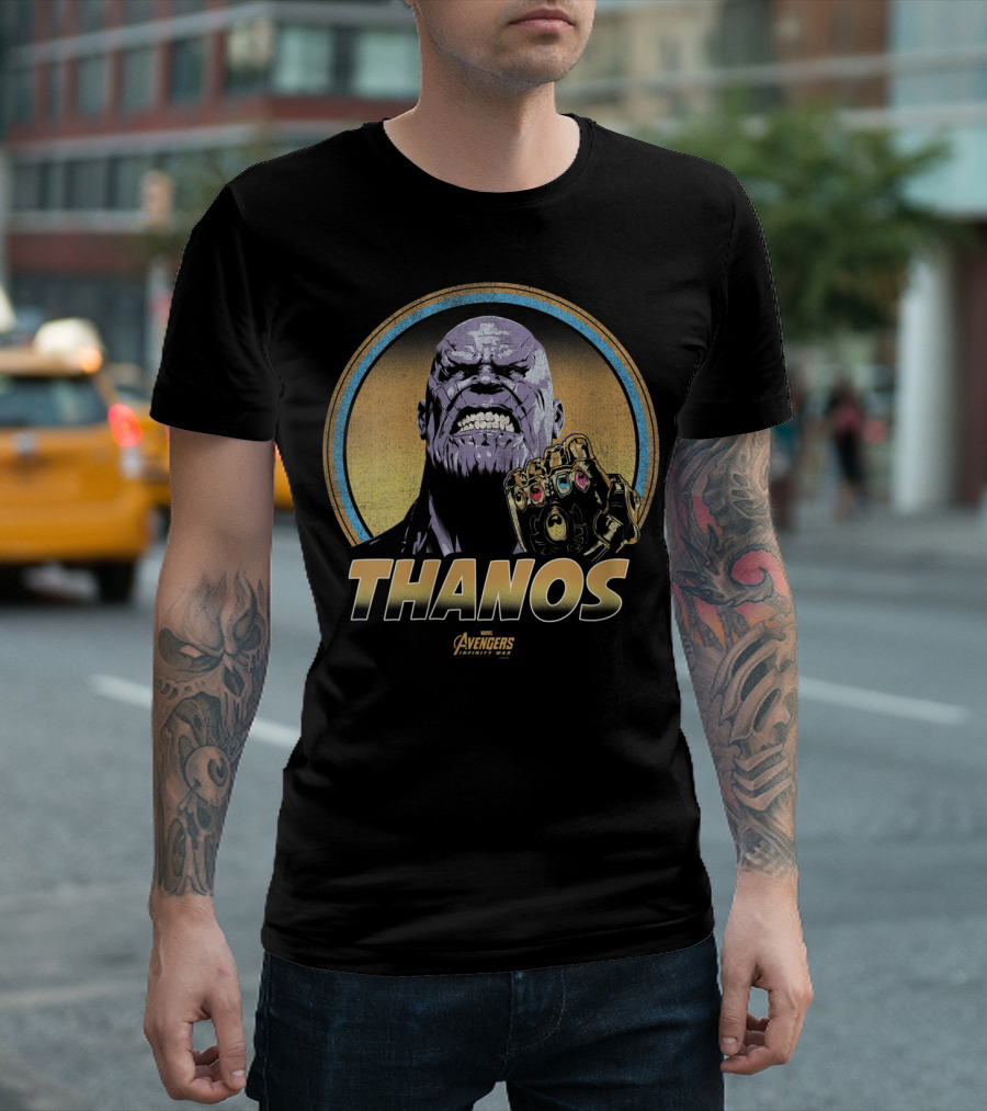 Thanos Avengers Infinity War Anger With Infinity Gauntlet T-Shirt