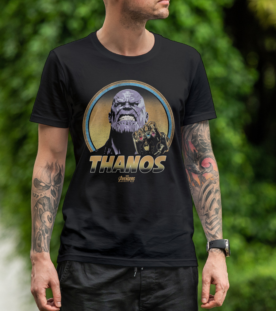 Thanos Avengers Infinity War Anger With Infinity Gauntlet T-Shirt