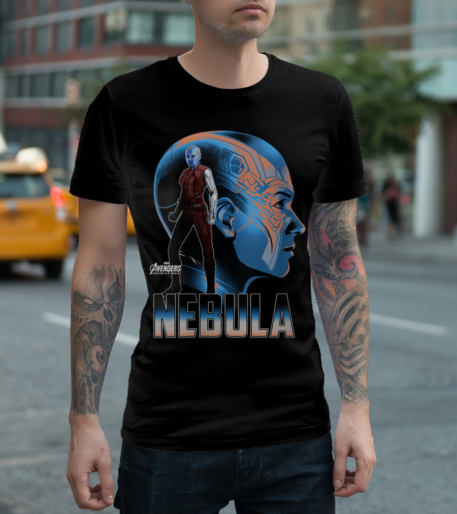 Avengers Infinity War Nebula Profile and Full Body T-Shirt