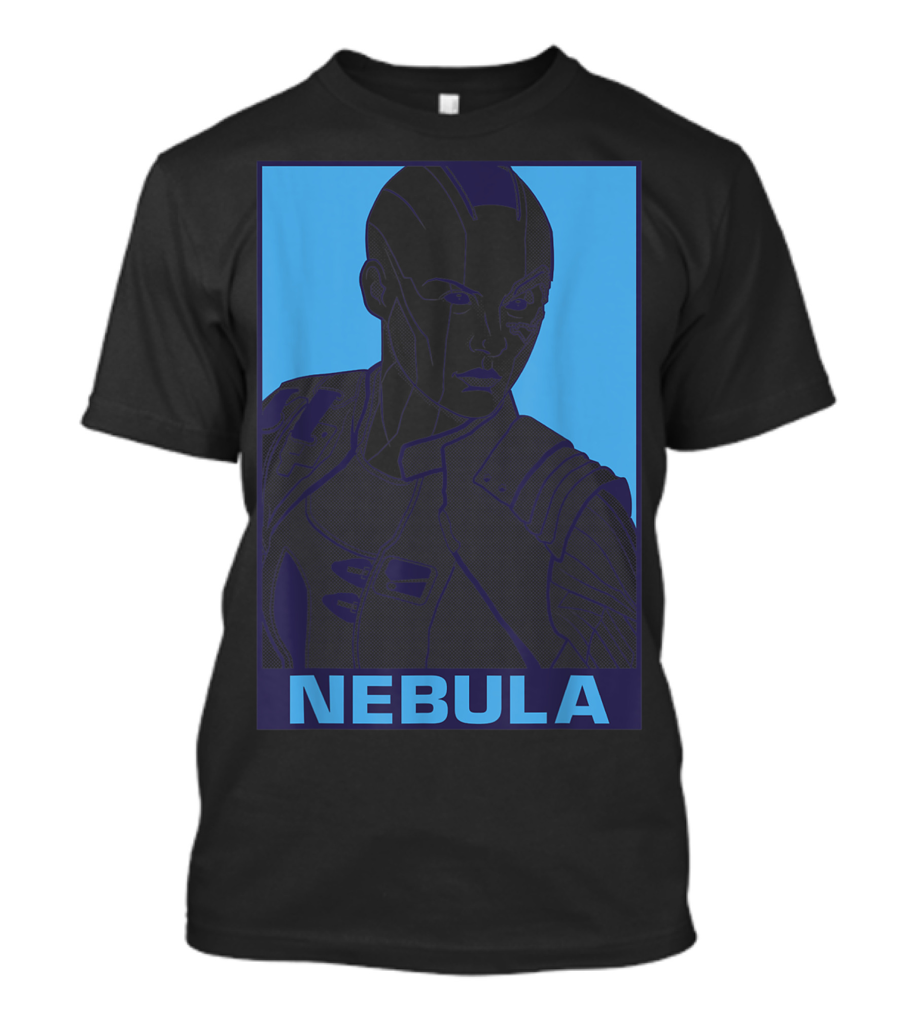 Nebula Marvel Avengers Endgame Pop Art Blue T-Shirt