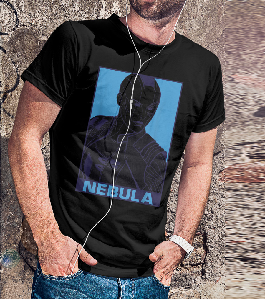 Nebula Marvel Avengers Endgame Pop Art Blue T-Shirt