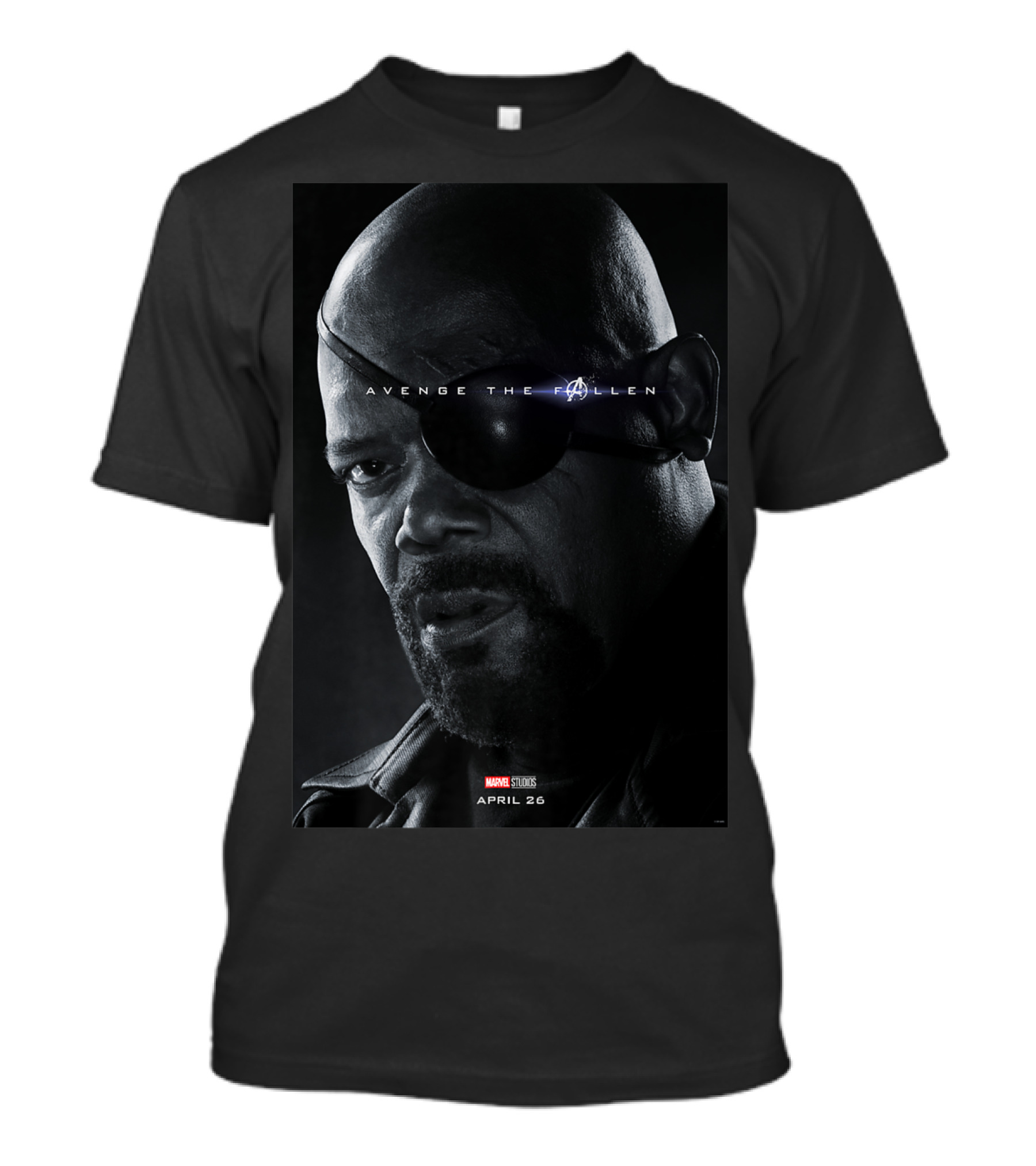Marvel Avengers Endgame Avenge The Fallen Nick Fury April 26 T-Shirt