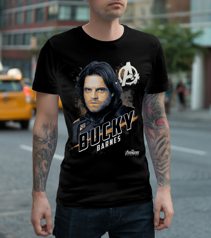 Avengers Bucky Barnes Marvel Infinity War T-Shirt