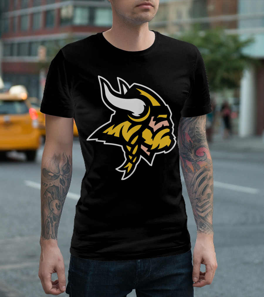 Minnesota Vikings Skol Nordic Warrior Helmet T-Shirt