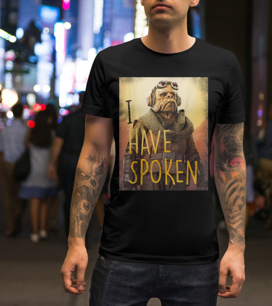 Star Wars The Mandalorian Kuiil I Have Spoken Iconic Catchphrase T-Shirt