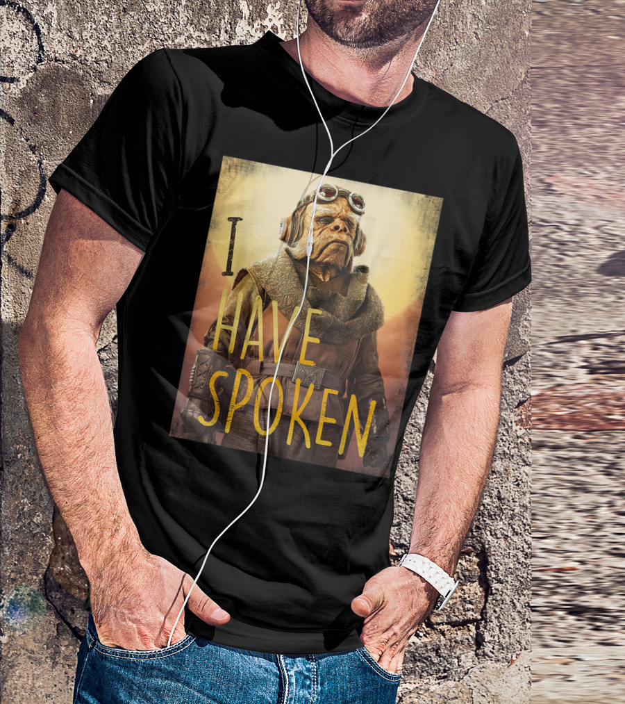 Star Wars The Mandalorian Kuiil I Have Spoken Iconic Catchphrase T-Shirt