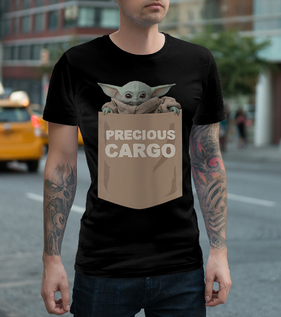 The Mandalorian The Child Grogu Precious Cargo T-Shirt