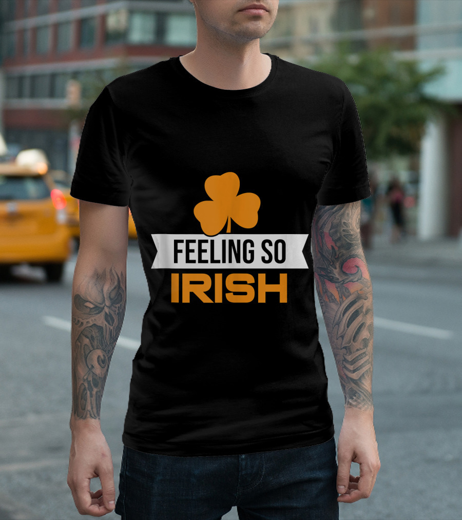 Feeling So Irish Shamrock Lj T-Shirt
