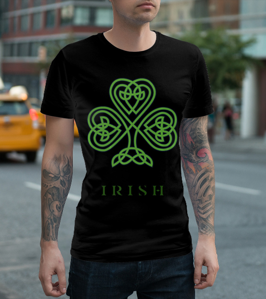Irish Celtic Clover Lucky Saint Patty's Day T-Shirt