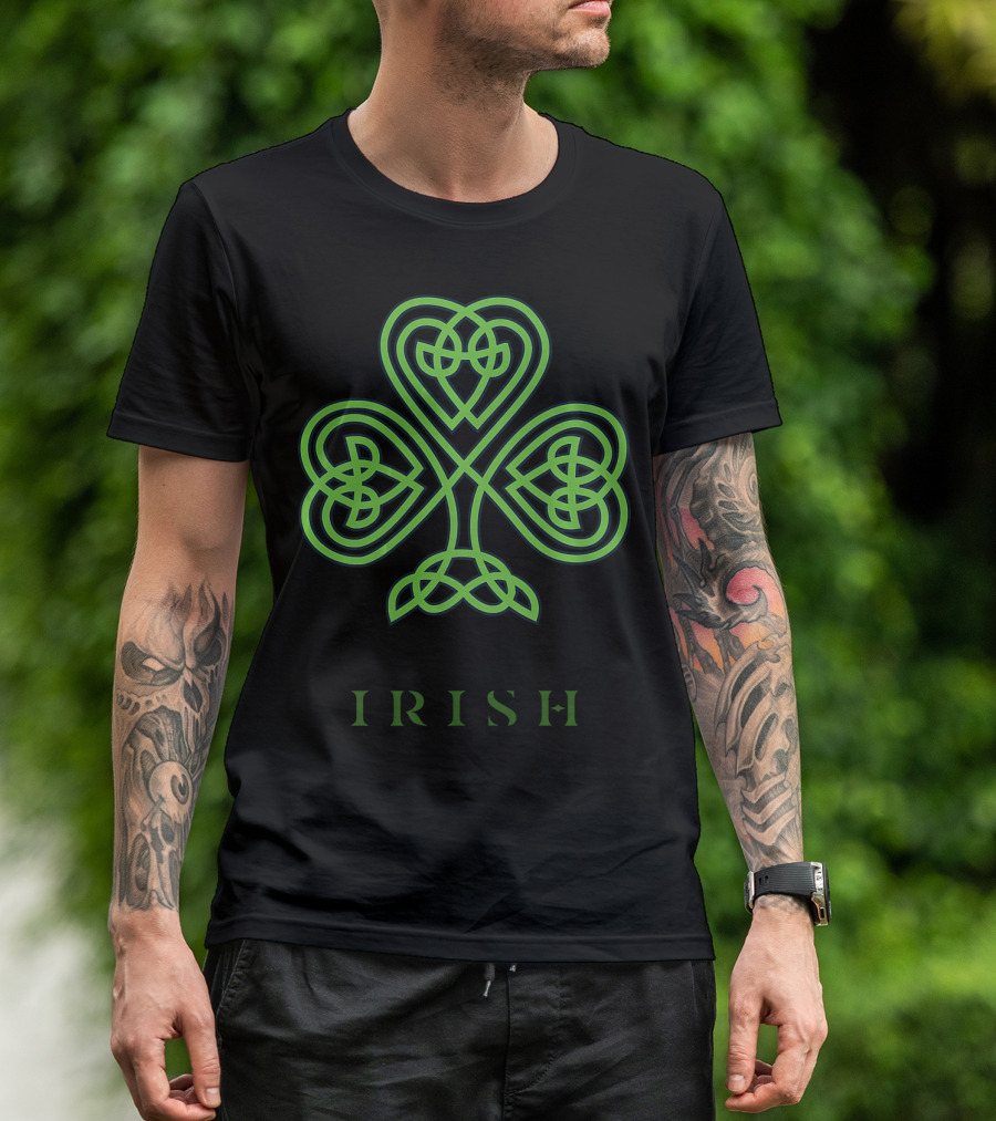 Irish Celtic Clover Lucky Saint Patty's Day T-Shirt