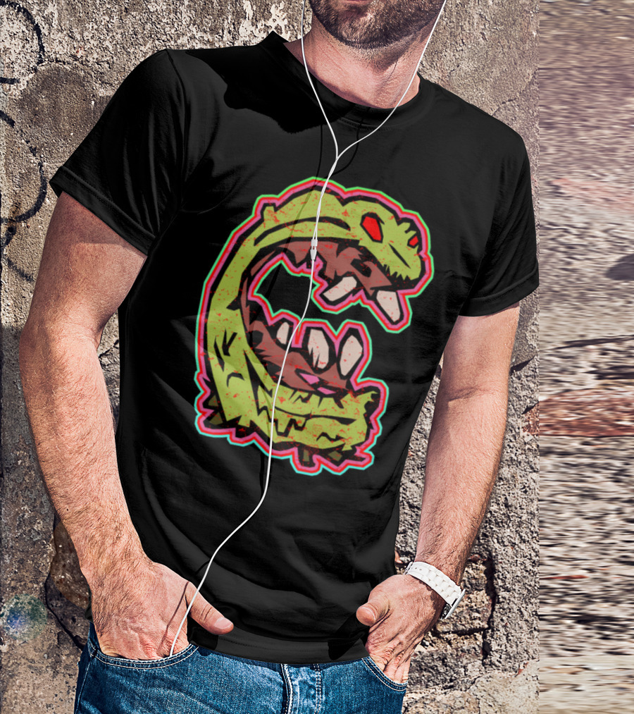 Halloween Monster Creature With Sharp Teeth T-Shirt