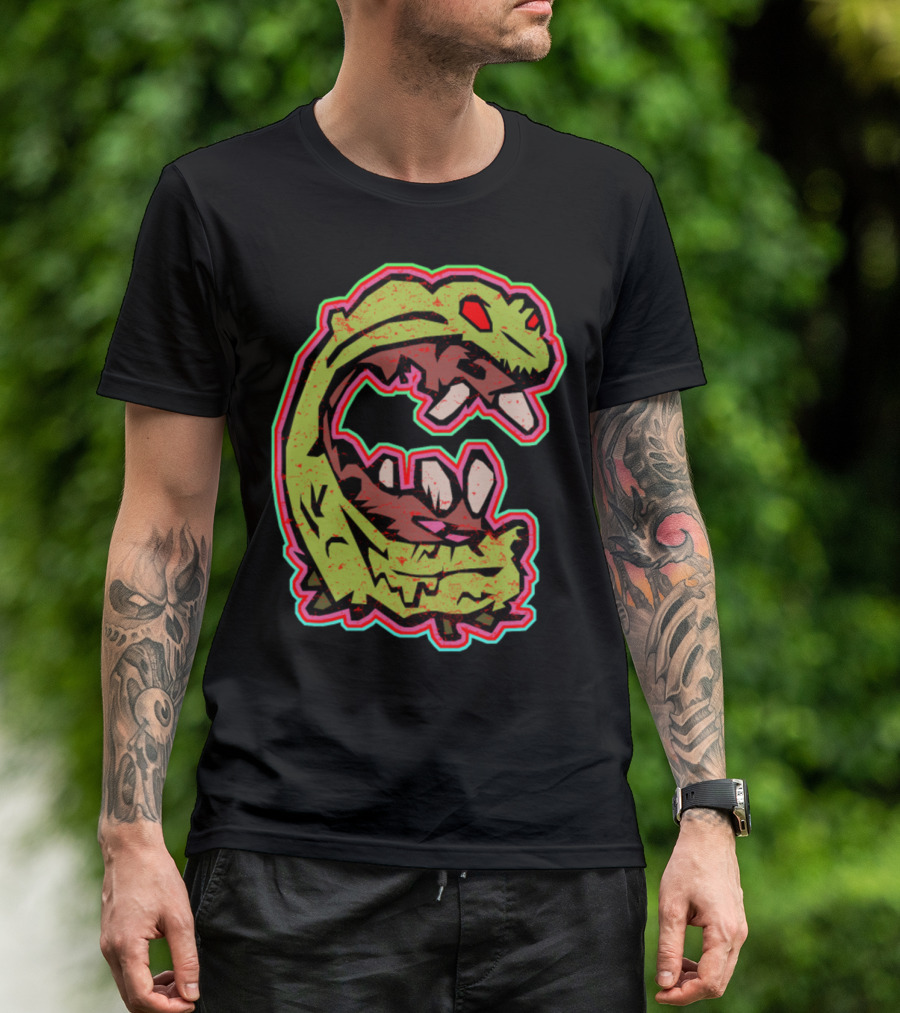 Halloween Monster Creature With Sharp Teeth T-Shirt