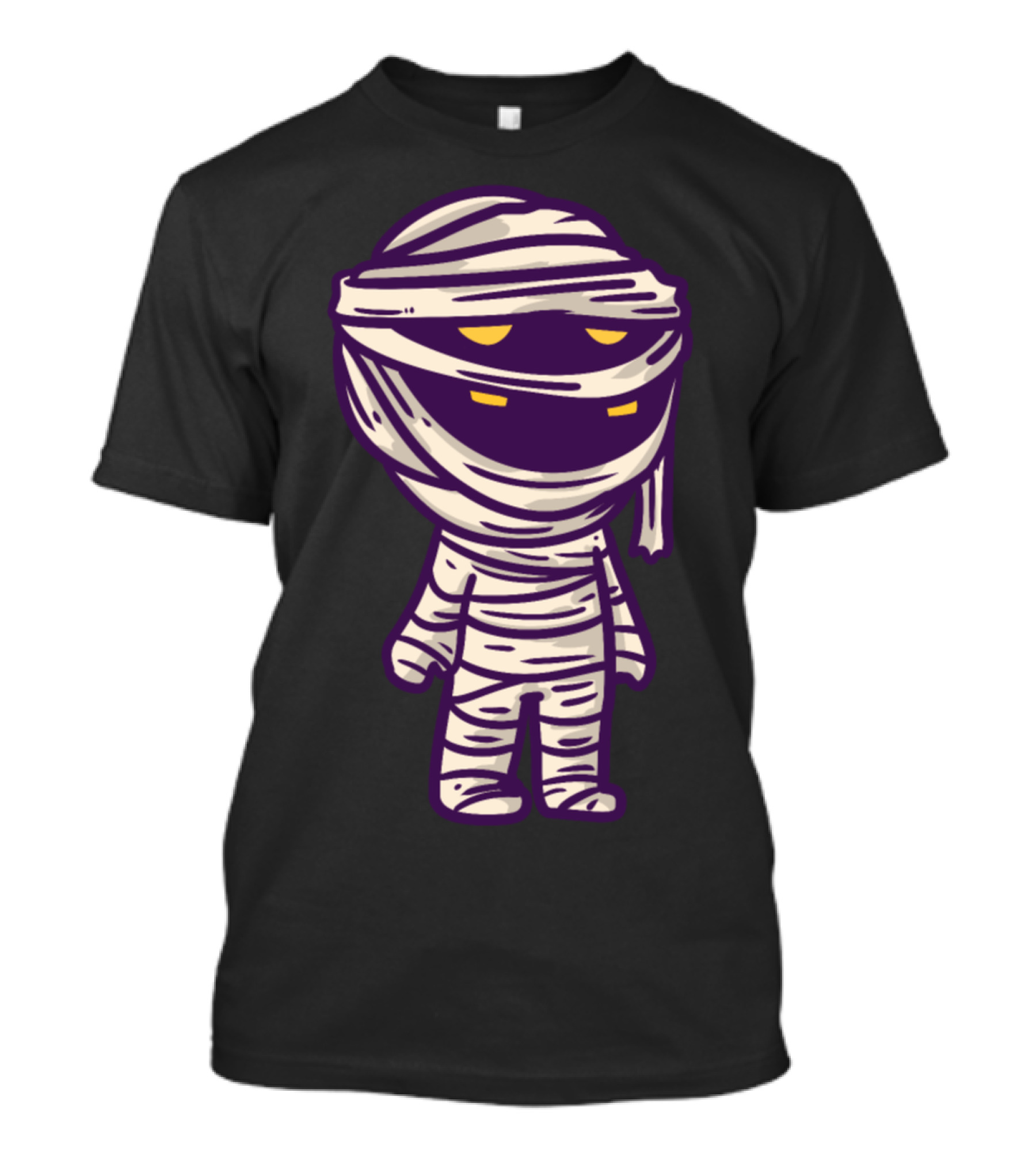 Halloween Cute Mummy Cartoon Character T-Shirt