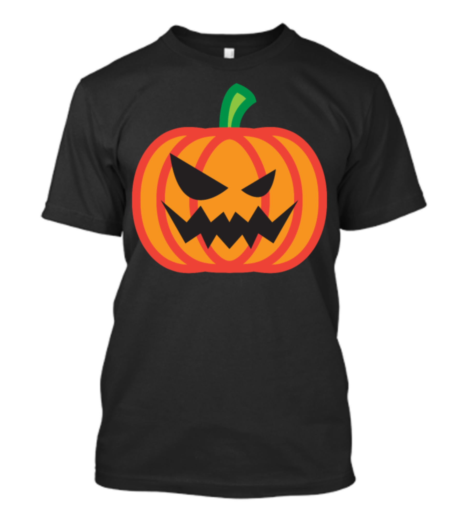 Halloween Pumpkin With Spooky Face Trick Or Treat Party T-Shirt