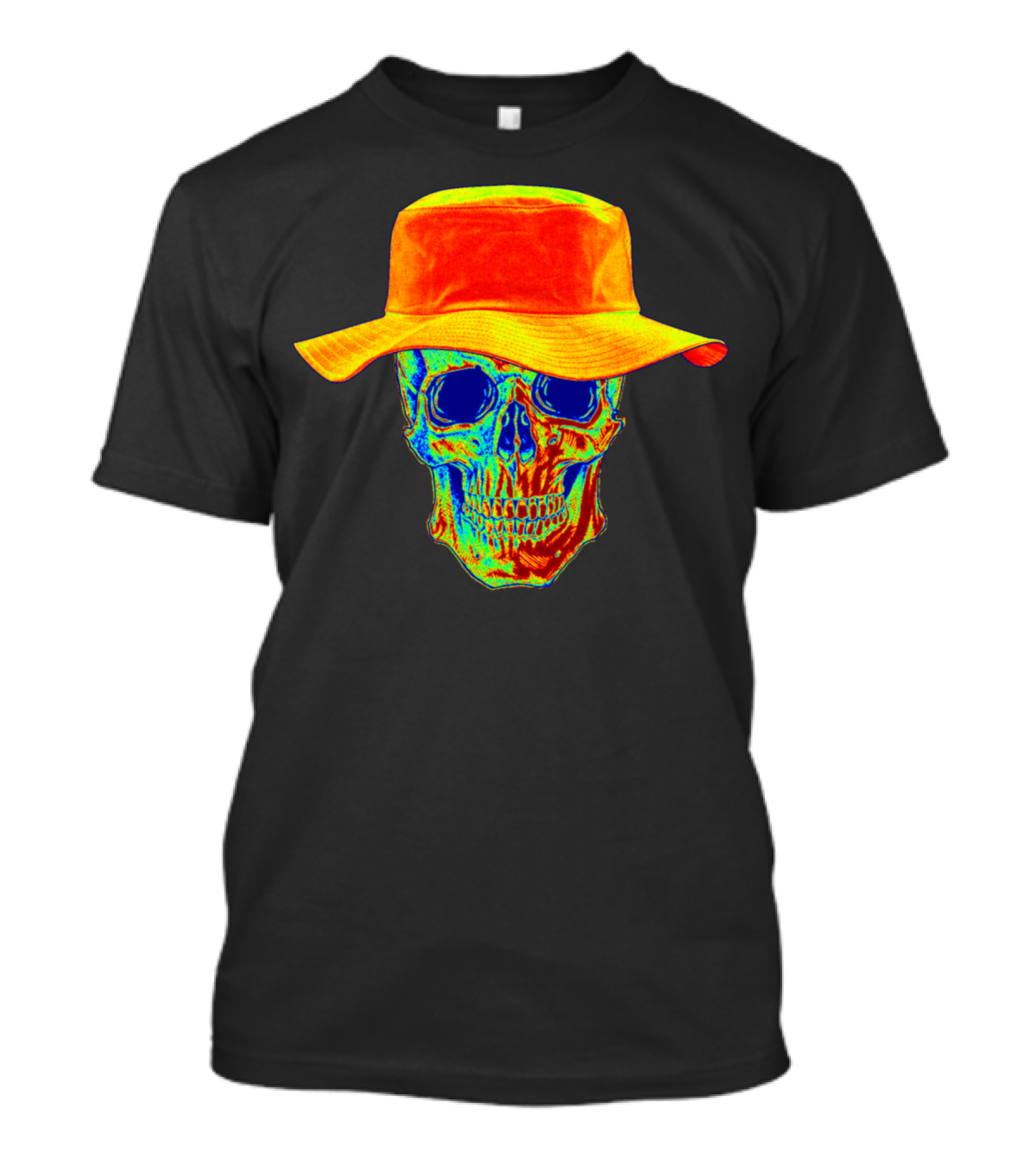 Heat Combustion Skull Thermal Imager Vivid Hat T-Shirt