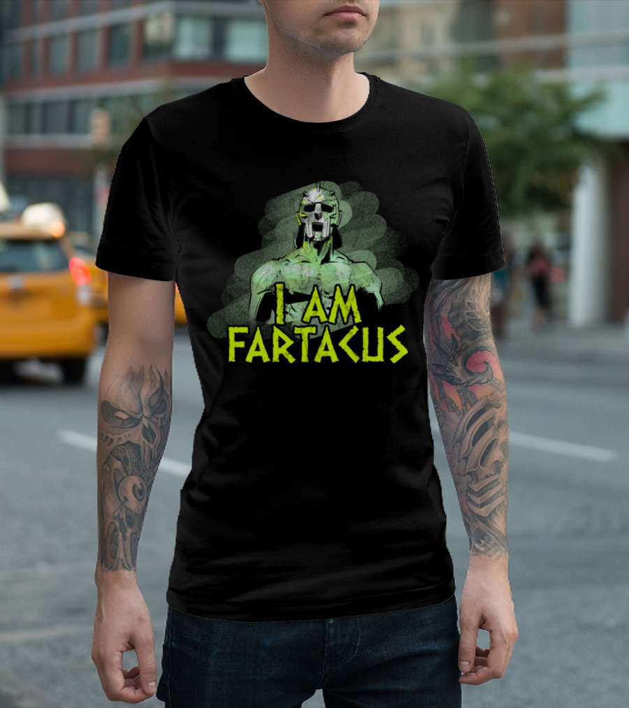 I Am Fartacus Gladiator Humorous Comic T-Shirt