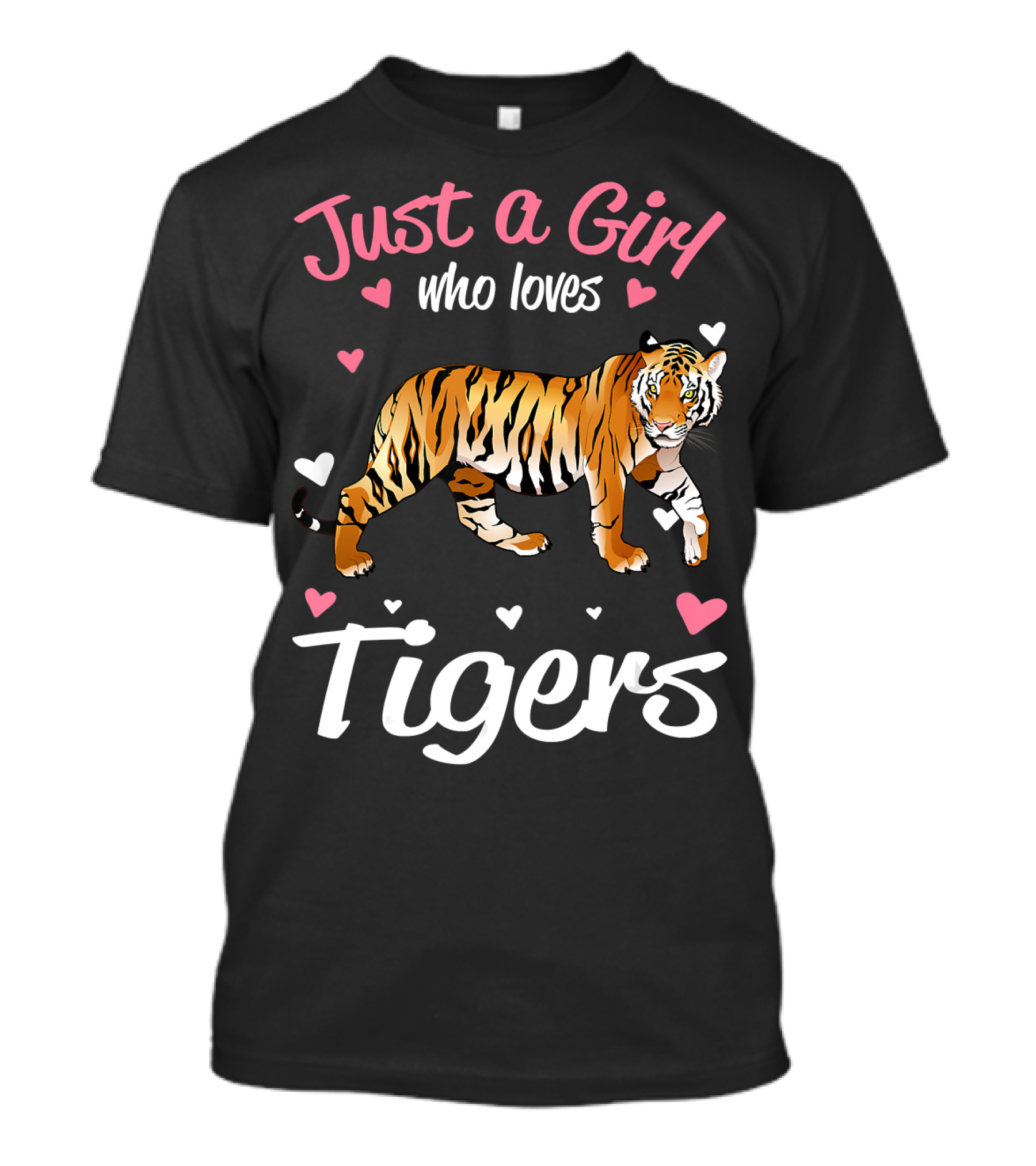 Just A Girl Who Loves Tigers Tigers T-Shirt