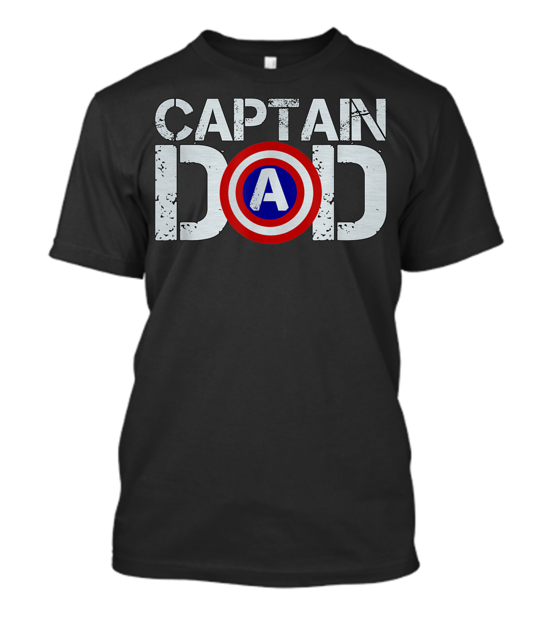 Captain Dad Mens Christmas Birthday T-Shirt