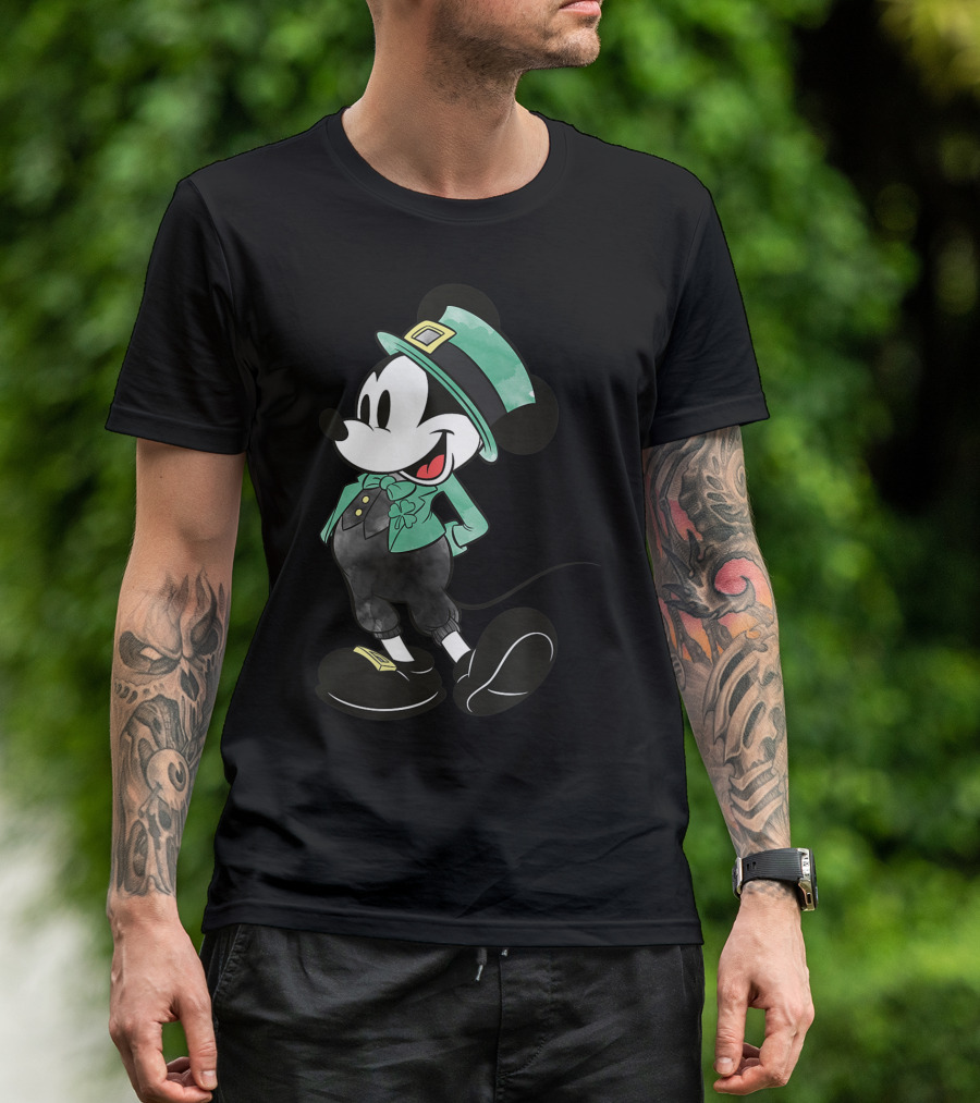 Mickey Mouse St Patrick's Day Irish Leprechaun Costume T-Shirt