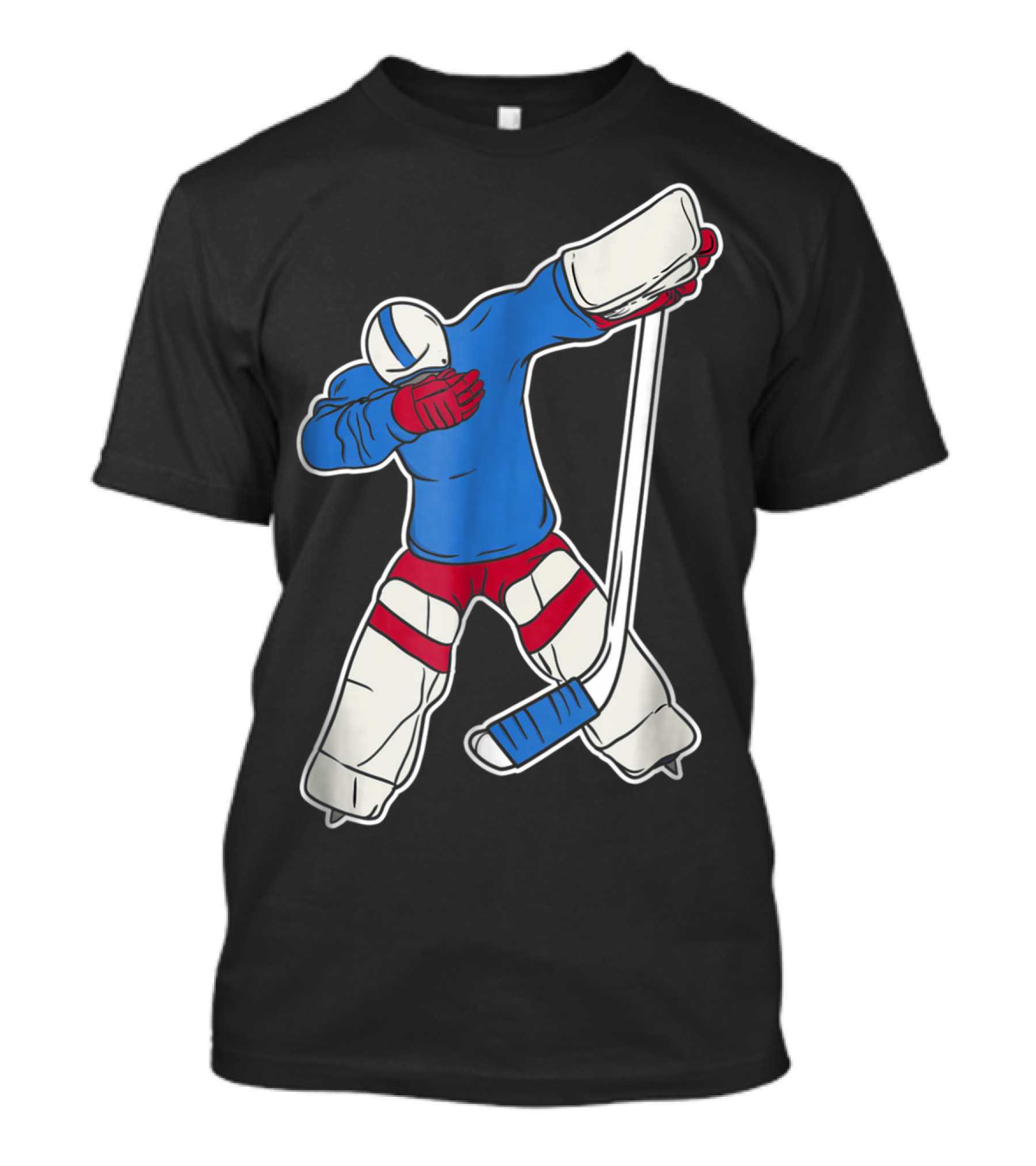 Dabbing Ice Hockey Goalie Funny Dab Team T-Shirt